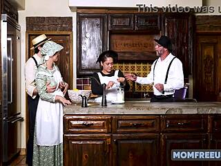 Curvy Amish Jessie Rogers Offers Fat Body for Dirty Community Fuck Toys