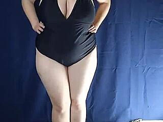 uncensored one piece swimsuit big tits ass bikini try on