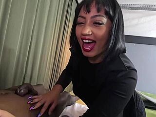 Anal Massagista Screams on Black Monster Cock