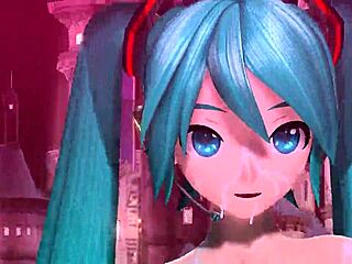 imagine hatsune miku's huge tits pussy in full nude bunny costume?