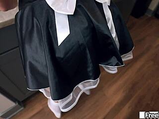 Katrina Colt serves as freeuse maid pussy for Ike Diezel