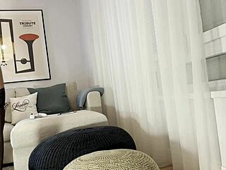 Brunette college babe's lingerie try-on turns into hot solo masturbation