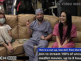 Doctor Tampa Hits Patient Blaire Celeste with Hitachi Orgasm