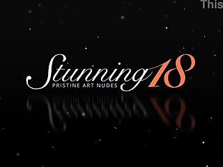 i'm fingering tiny brunette vi0la weber's tight shaved pussy first time