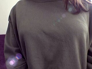 Serious-looking h-cup japanese tutor kohaku enjoys nipple torment sex