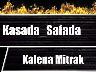 Watching cock fuck me gets Kalena Mitrak so horny she masturbates wildly