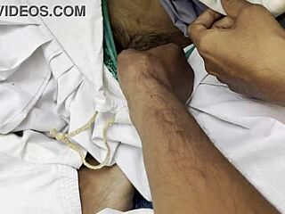 Village schoolgirl begs for rough forest pounding?