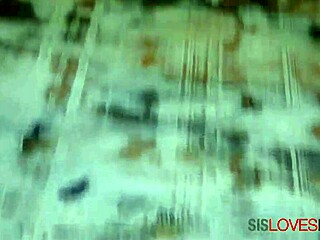 he blackmails his dumb step-sister lana rhoades in the garage after catching her