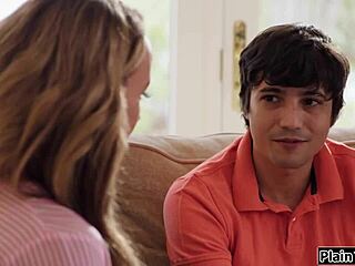 petite big tits stepmom fucks stepson if he gets job finally