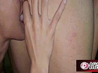 agatha mama gets assfucked by young son-in-law while girlfriend showers