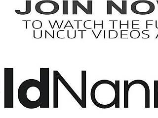 mature lulu strips teasingly before her busty solo playtime fun - oldnanny 💋