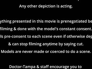 Doctor Tampa Hits Patient Blaire Celeste with Hitachi Orgasm