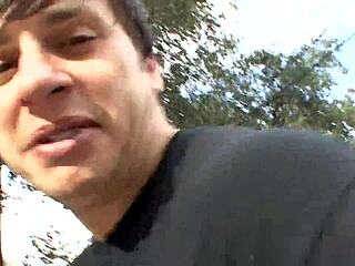 19-year-old brunette craves creampie in shaved pussy so bad