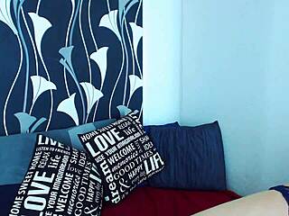 petite brunette teen fingers shaved pussy hard with dildo till squirting orgasm pov