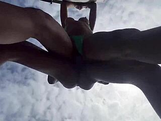 wanna watch us girls get wild fucking outdoors in the bushes?