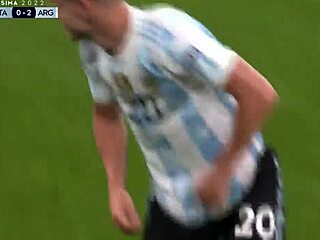 Argentina's soccer sluts dominate Italy in wild porno football match