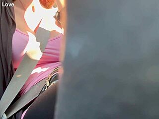 Artemisia Love Flashes Big Boobs On Wild Car Ride!