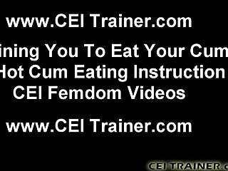 Eat Every Last Cum Drop You Nasty CEI Boy!