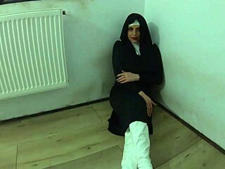 Naughty nun squirts in orgasm after taboo milf pussy fuck—ep 250 preview