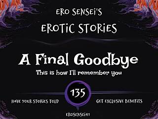 Listen to this erotic goodbye audio made for women with pov orgasm vibes