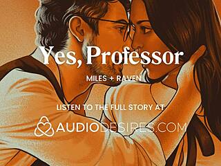 naughty student tempts professor's hard cock after class as dom teacher makes you explode in erotic femdom fantasy