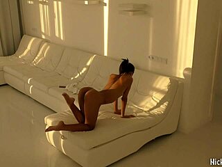 why's this black asian teen 18+ bouncing wildly on that red cock?