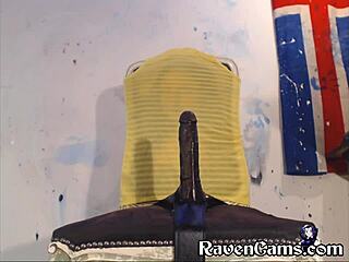 naughty british college teen teases with dildo squirting and toys 😈💦🔥