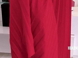 shy hijab housewife teases david lee with her curves