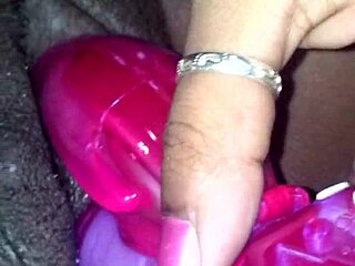 ex ebony girlfriend buzzes vibrator then deepthroats my cock closeup