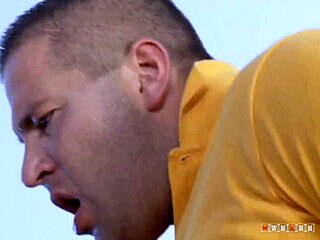 Naughty brunette takes hardcore pounding ends fresh jizz load