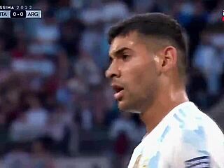 Argentina's soccer sluts dominate Italy in wild porno football match