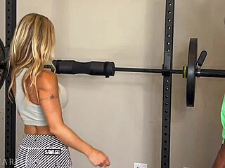 hotwife sneaks bbc fun with personal trainer