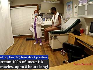 Soccer Star's Tanned Nurse Exam Turns Ticklish and Hot