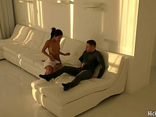 why's this black asian teen 18+ bouncing wildly on that red cock?