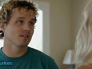 realityjunkies busty housewife feet kissed then rides reverse cowgirl hard