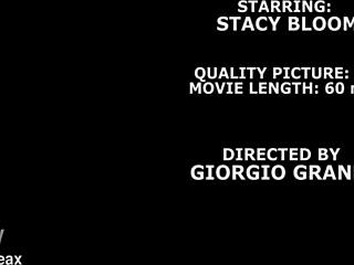 stacy bloom wrecked in 7on1 double anal gangbang gapes creampie swallow