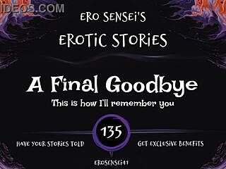 Listen to this erotic goodbye audio made for women with pov orgasm vibes