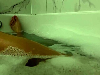 Petite cutie moans loud fingering tight pussy in shower