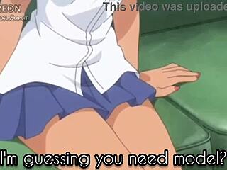 tricked into footjob art in class, right?