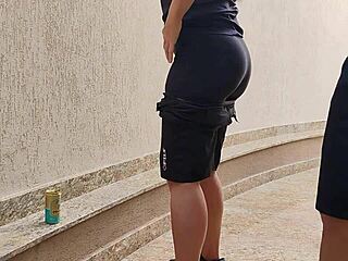 hot girl lost soccer bet and fucked mechanic friend instead