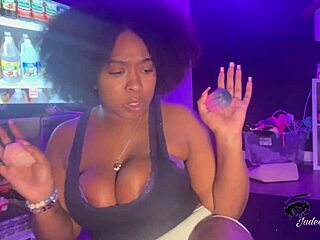 Jadeenasty squirts hard reviewing fantasy toys