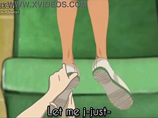 tricked into footjob art in class, right?