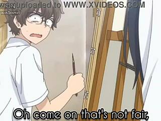 tricked into footjob art in class, right?