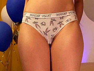 curvy blonde teen teases panties then closeup shaves wet pussy