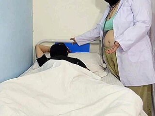 muslim bbw doctor rides desi patient's cock cowgirl anal moaning loud