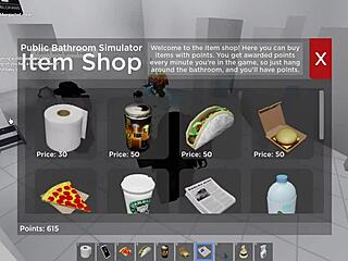 two folks fucked hard in roblox public restroom...