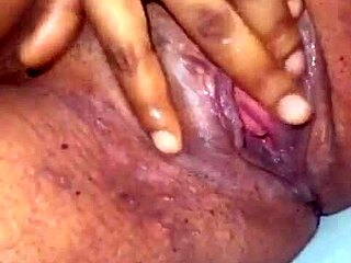 her soaked pussy drips with need between those spread legs