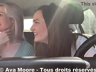 unknown challenge lucky dude sucked dry by two sluts roadside!