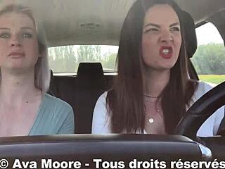 unknown challenge lucky dude sucked dry by two sluts roadside!