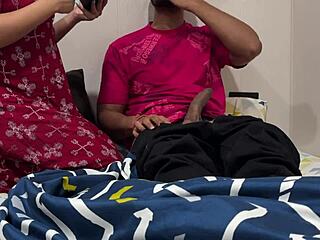 stepmom calls her sister over to cure stepsons porn addiction with rough milf sex